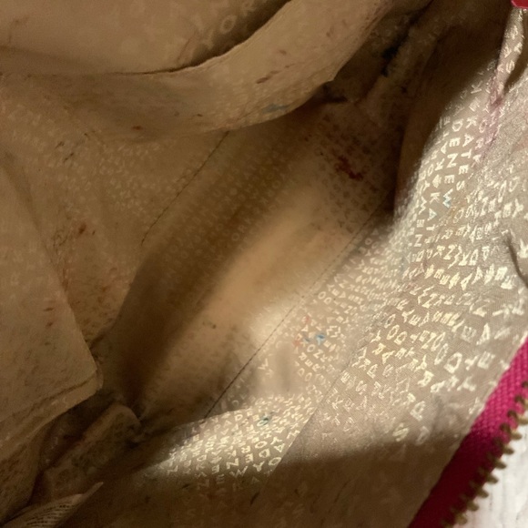 Kate Spade hand bag pink red gently used - Picture 6 of 12